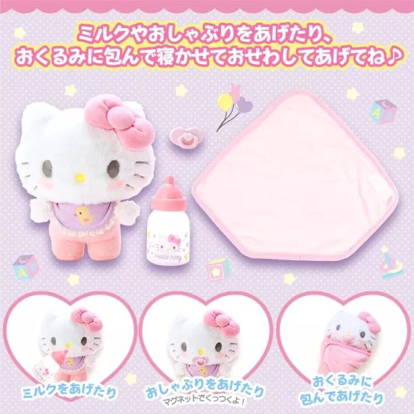 Sanrio Hello Kitty Baby Care Set Plush Toy JAPAN OFFICIAL Discount