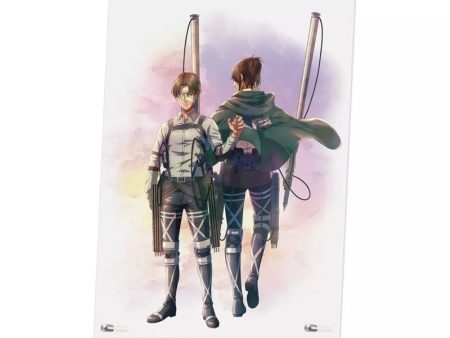 Ichiban Kuji The Rumbling Attack on Titan Levi & Hanji E Acrylic Board JAPAN Discount