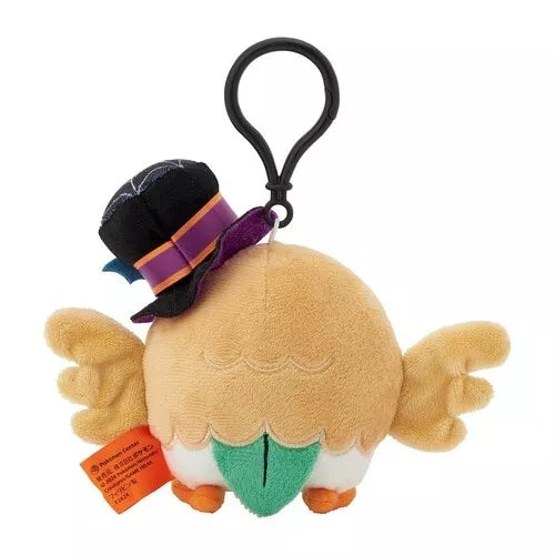 Pokemon Center Original Halloween Trick or trick Plush Keychain Rowlet JAPAN Sale