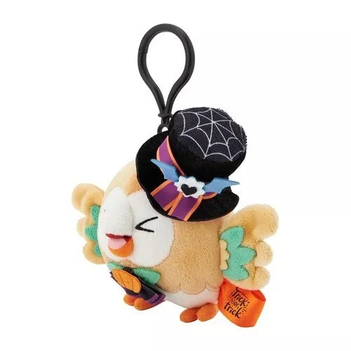 Pokemon Center Original Halloween Trick or trick Plush Keychain Rowlet JAPAN Sale