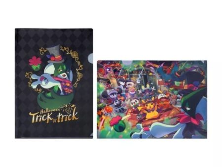 Pokemon Center Original Halloween Trick or trick Clear Files Set JAPAN OFFICIAL For Discount