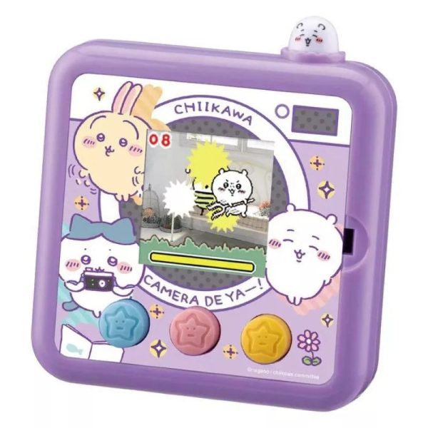 Takara Tomy Chiikawa Camera de Ya- Purple JAPAN OFFICIAL Fashion