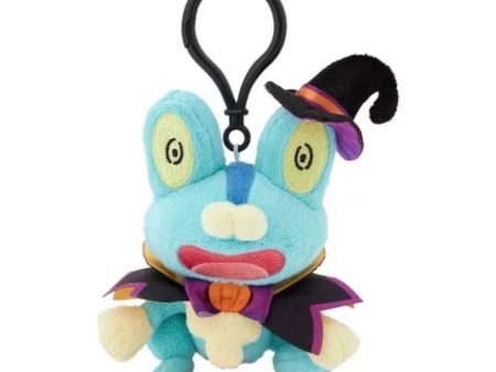 Pokemon Center Original Halloween Trick or trick Plush Keychain Froakie JAPAN For Sale