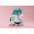 TAITO Desktop Cute Figure Hatsune Miku with Cat ears T shirt ver JAPAN OFFICIAL Sale