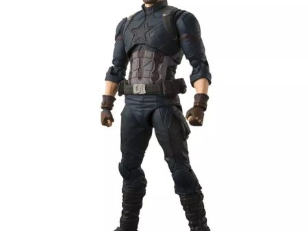 BANDAI S. H. Figuarts Avengers Captain America Infinity War Figure JAPAN For Cheap