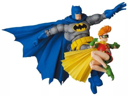 Medicom Toy MAFEX No.139 Batman Blue Ver. & Robin Action Figure JAPAN OFFICIAL Hot on Sale