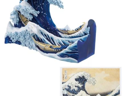 BANDAI Ichiban Kuji Katsushika Hokusai Diorama Figure & postcard Prize A JAPAN Cheap