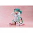 TAITO Desktop Cute Figure Hatsune Miku with Cat ears T shirt ver JAPAN OFFICIAL Sale