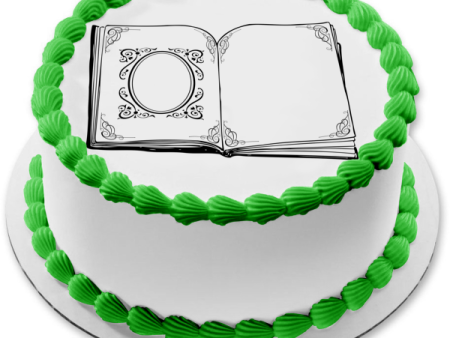 Bible Open Pages Edible Cake Topper Image ABPID56731 Cheap