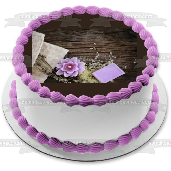 Women s Mental Health Day Flowers Edible Cake Topper Image ABPID56747 Online Sale