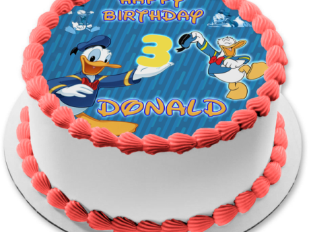 Donald Duck Collage Disney Mickey Mouse Clubhouse Edible Cake Topper Image ABPID56772 Online