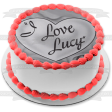 I Love Lucy  Lucille Ball Ricky with a Heart Edible Cake Topper Image ABPID00444 Cheap