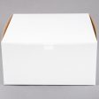 12  x 12  x 6  White Cake   Bakery Box Supply