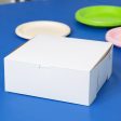 10  x 10  x 4  White Cake Box   Bakery Box Supply