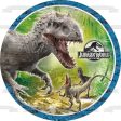 Jurrasic World Tyrannosaurus Rex and Velociraptors Edible Cake Topper Image ABPID06036 Online Hot Sale