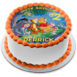 Winnie the Pooh and Friends Stargazing Eeyore Piglet and Tigger Edible Cake Topper Image ABPID56681 For Cheap