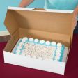 19  x 14  x 5  White Half Sheet Cake Box   Bakery Box Fashion