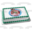 Wonderful Brown Unicorn with Pink Clouds and Hearts Edible Cake Topper Image ABPID56682 Supply