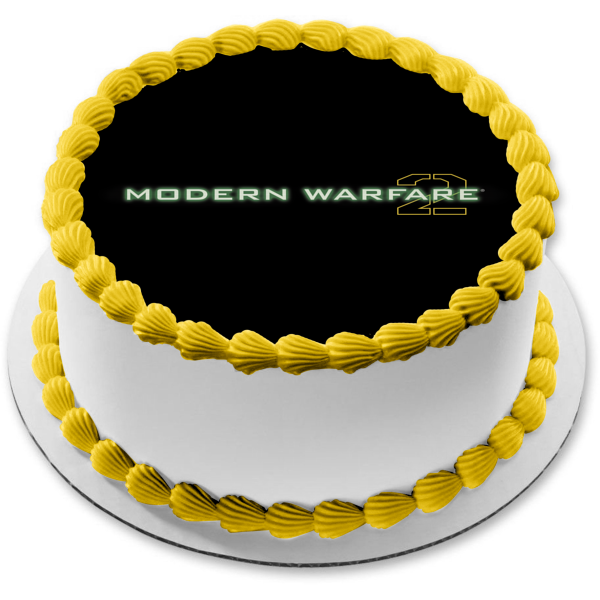 Call of Duty Modern Warfare 2 Logo Edible Cake Topper Image ABPID56703 Supply