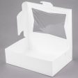 14  x 10  x 4  White Window Cake Box   Bakery Box Supply