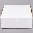 10  x 10  x 4  White Cake Box   Bakery Box Supply