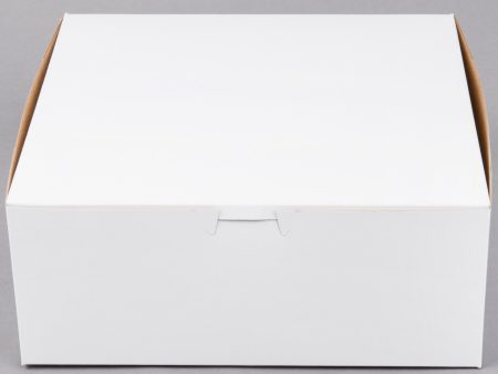 10  x 10  x 4  White Cake Box   Bakery Box Supply