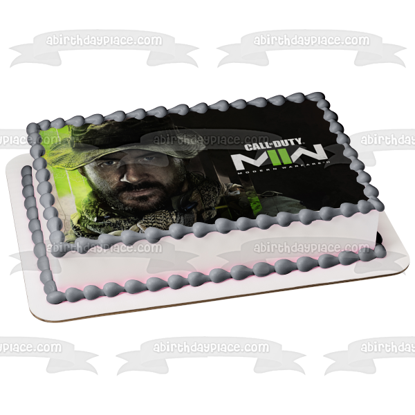 Call of Duty Modern Warfare 2 Captain Price Edible Cake Topper Image ABPID56706 Cheap