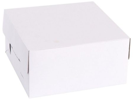 10  x 10  x 5  White Cake Box   Bakery Box Online now