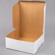 10  x 10  x 4  White Cake Box   Bakery Box Supply