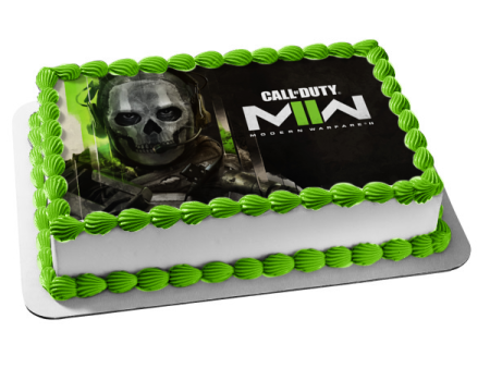 Call of Duty Modern Warfare 2 Ghost Edible Cake Topper Image ABPID56705 Discount