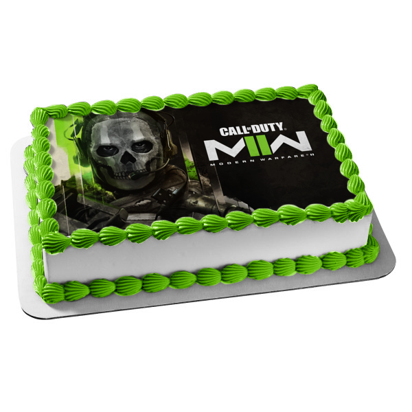 Call of Duty Modern Warfare 2 Ghost Edible Cake Topper Image ABPID56705 Discount