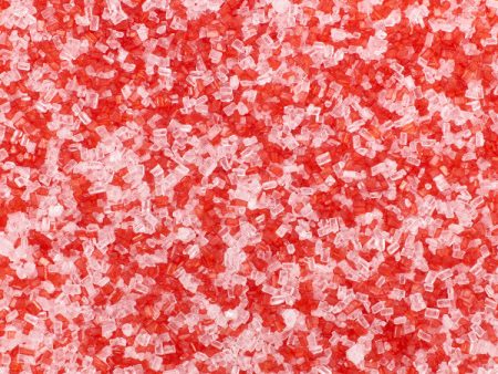 Red and White Peppermint Flavored Sugar Crystals Sale