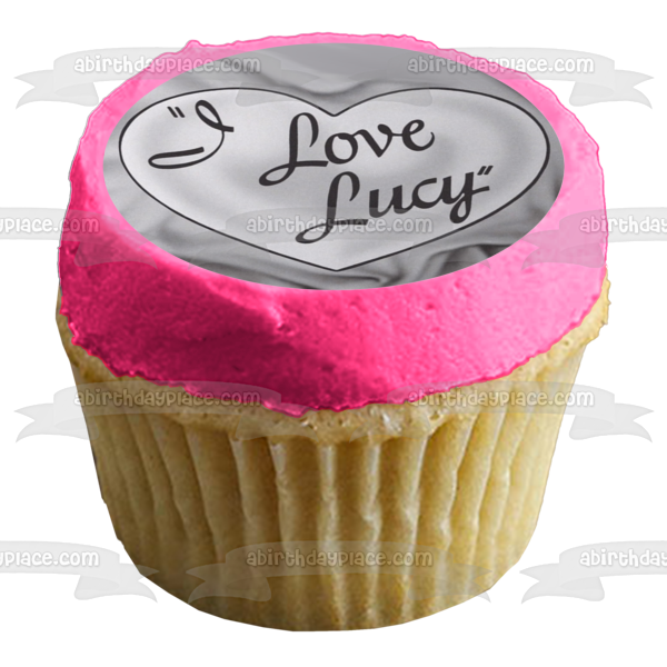 I Love Lucy  Lucille Ball Ricky with a Heart Edible Cake Topper Image ABPID00444 Cheap