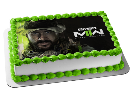 Call of Duty Modern Warfare 2 Captain Price Edible Cake Topper Image ABPID56706 Cheap