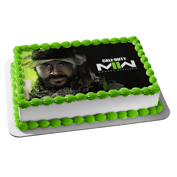 Call of Duty Modern Warfare 2 Captain Price Edible Cake Topper Image ABPID56706 Cheap