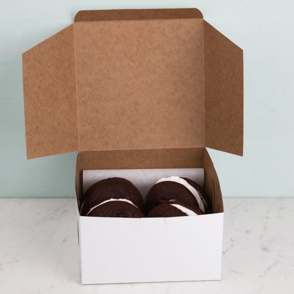 7  x 7  x 4  White Cake Box   Bakery Box Online