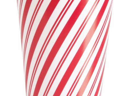 Red Stripes Snowman 9oz Paper Cups, 8ct For Cheap