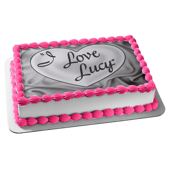 I Love Lucy  Lucille Ball Ricky with a Heart Edible Cake Topper Image ABPID00444 Cheap