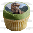 Jurassic World Tyrannosaurus Rex Mountains and Trees Edible Cake Topper Image ABPID07850 Online Sale