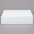 19  x 14  x 5  White Half Sheet Cake Box   Bakery Box Fashion