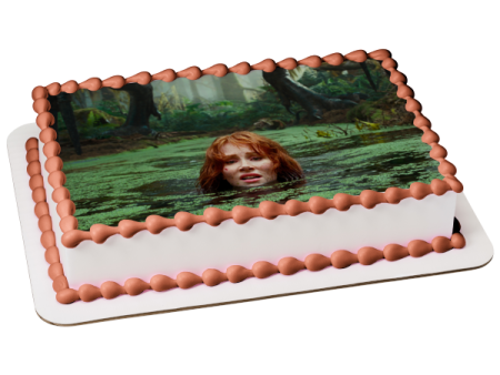 Jurassic World: Dominion Claire In Muddy Water Edible Cake Topper Image ABPID56387 Cheap