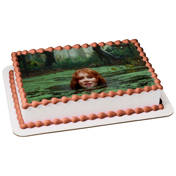 Jurassic World: Dominion Claire In Muddy Water Edible Cake Topper Image ABPID56387 Cheap