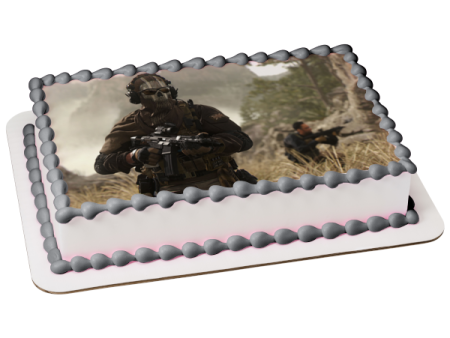 Call of Duty Modern Warfare 2 Ghost Edible Cake Topper Image ABPID56700 Online Sale