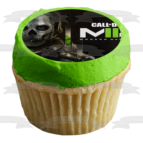 Call of Duty Modern Warfare 2 Ghost Edible Cake Topper Image ABPID56705 Discount