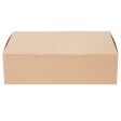 14  x 10  x 4  Kraft Quarter Sheet Cake Box   Bakery Box Online now