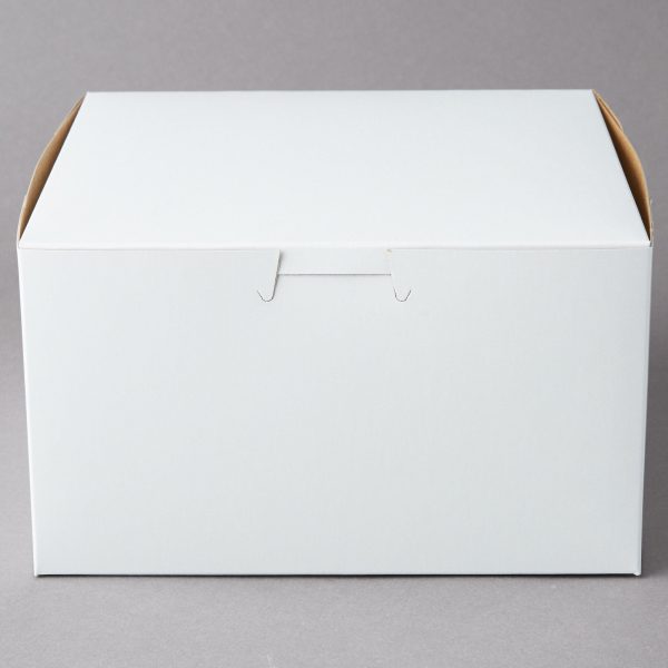 7  x 7  x 4  White Cake Box   Bakery Box Online