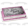 I Love Lucy  Lucille Ball Ricky with a Heart Edible Cake Topper Image ABPID00444 Cheap